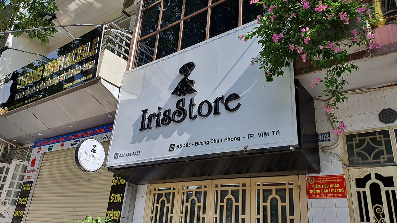 Iris Store QUẢNG CÁO TM